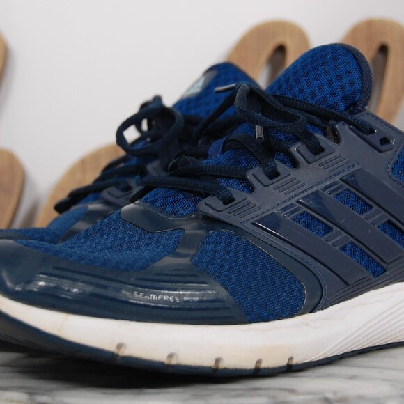 Adidas Mens Cloudfoam Ortholite Running Sneaker Shoes Blue White BB4659 Size 11 - Picture 8 of 13